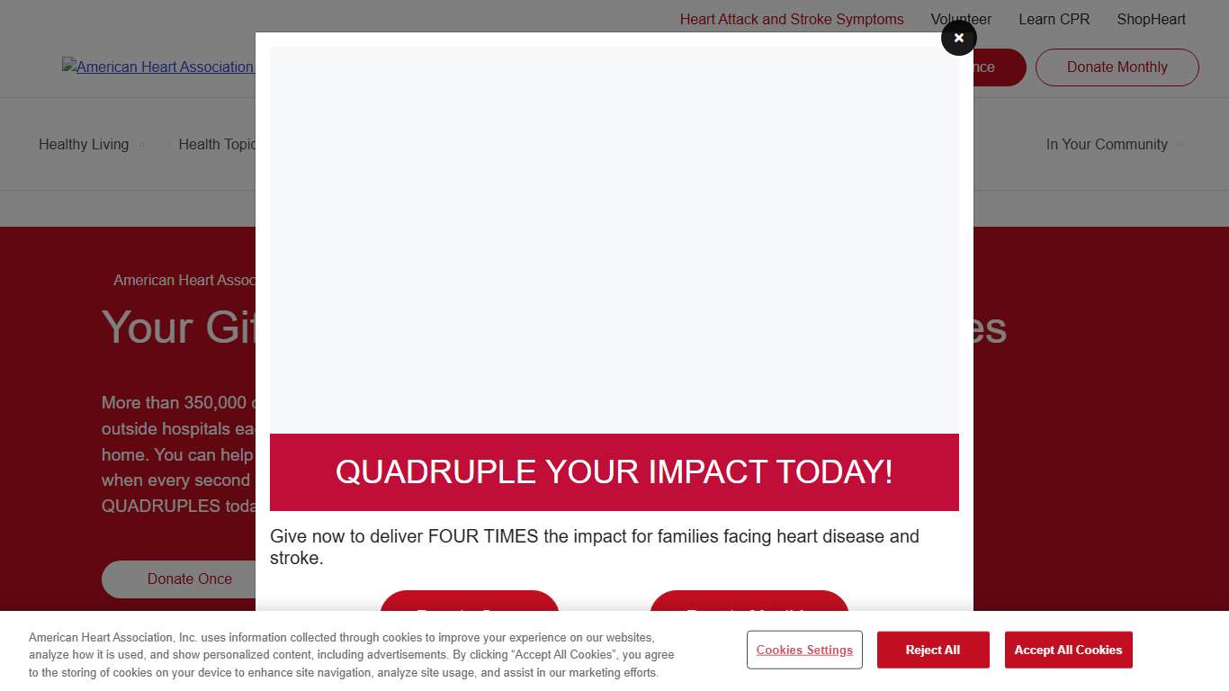 American Heart Association | To be a relentless force for a world of longer, healthier lives